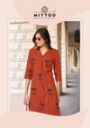 Albella Vol 3 By Mittoo Rayon Threadwork Online Kurti With Bottom Wholesale
